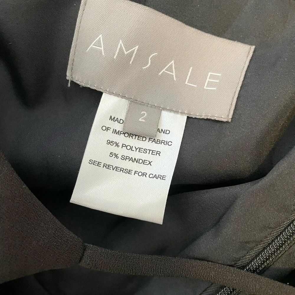 AMSALE Sloan Black Gown, Size 2 - Picture 13 of 13